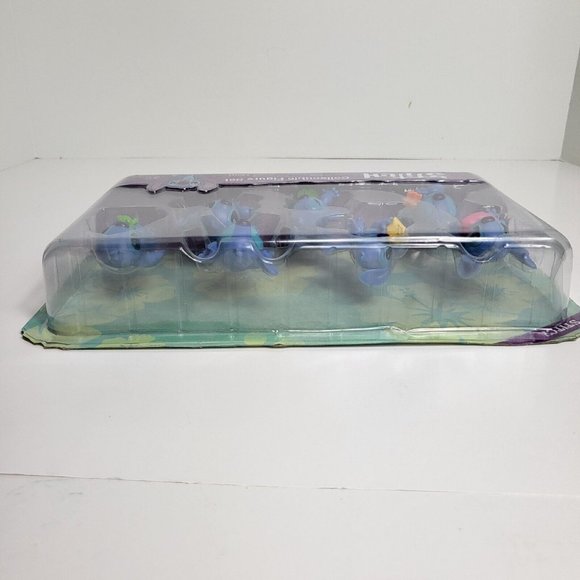 Disney Stitch Collectible Character Figure 7 Piece Set Figurine Blue Experiment - Picture 12 of 16